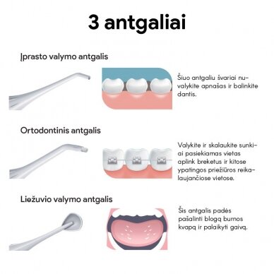 Burnos irigatorius OSOM Oral Care Mint OSOMORALWF128MINT 3