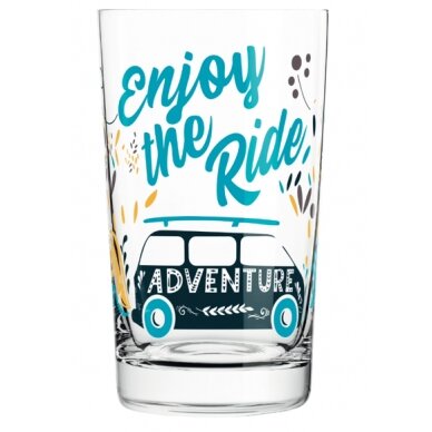 Gaiviųjų gėrimų taurė "Enjoy the Ride" 300ml 1