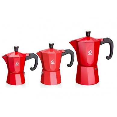 Kavinukas espresso kavai „Miss Moka Super" mėlynas 6puod. 2