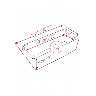 Kepimo forma Appolia 2l., pilka 60527 1