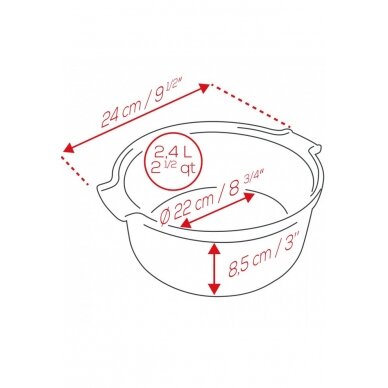 Kepimo forma Appolia, sufle 3,8 l., tamsiai pilka 60770 1