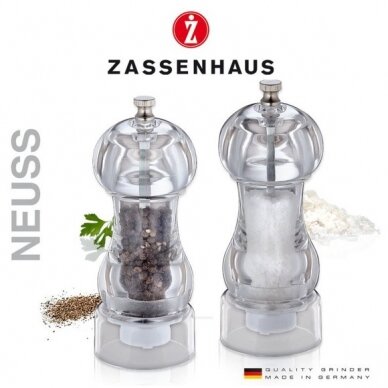 Malūnėlis druskai Neuss 14cm, akrilas (ZS)