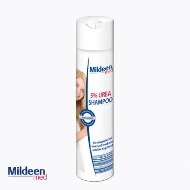 Šampūnas Mildeen med 5% UREA (šlapalo) 250 ml. Vokietija