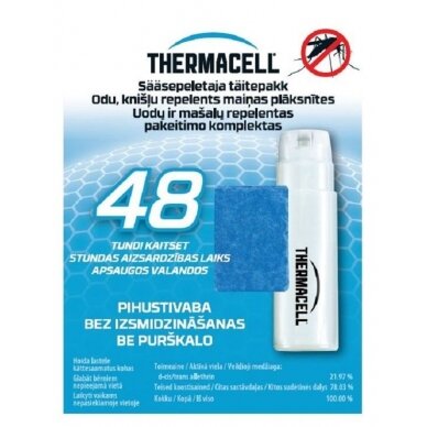 Thermacell užpildymo paketas THR-4